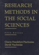 Cover of: Research methods in the social sciences by Chava Nachmias