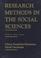 Cover of: Research methods in the social sciences