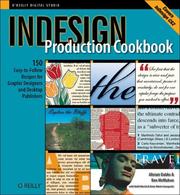 Cover of: InDesign Production Cookbook (Cookbooks (O'Reilly)) by Alistair Dabbs, Anne-Marie Concepcion, Ken McMahon, Keith Martin, Alistair Dabbs, Anne-Marie Concepcion, Ken McMahon, Keith Martin