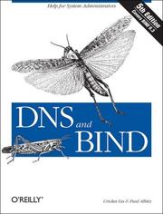 Cover of: DNS and BIND by Cricket Liu, Paul Albitz