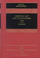 Cover of: Criminal law and its processes
