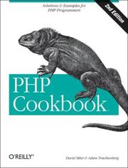 Cover of: PHP Cookbook (Cookbooks (O'Reilly)) by David Sklar, Adam Trachtenberg, Adam Trachtenberg, David Sklar