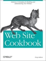 Cover of: Web Site Cookbook by Doug Addison