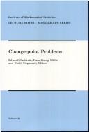 Cover of: Change-point problems
