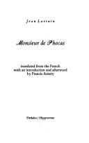 Cover of: Monsieur de Phocas by Lorrain, Jean
