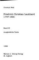 Cover of: Friedrich Christian Laukhard, 1757-1822