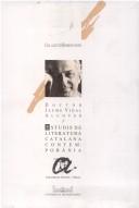 Cover of: Estudis de literatura catalana contemporània