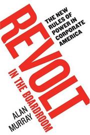 Cover of: Revolt in the Boardroom by Alan Murray