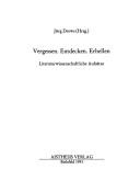 Front cover of Vergessen, Entdecken, Erhellen by Unknown