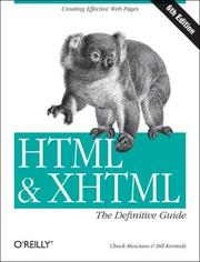 Cover of: HTML & XHTML: The Definitive Guide