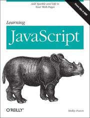 Cover of: Learning JavaScript (Learning) by Shelley Powers