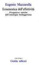 Cover of: Ermeneutica dell'effettività by Eugenio Mazzarella