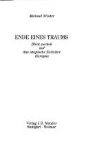 Cover of: Ende eines Traums by Winter, Michael