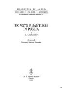 Ex voto e santuari in Puglia by Giovanni Battista Bronzini