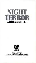 Cover of: Night terror by Adrianne Lee