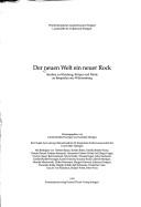 Cover of: Der Neuen Welt ein neuer Rock: Studien zu Kleidung, Körper und Mode an Beispielen aus Württemberg