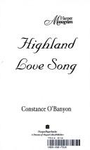 Cover of: Highland love song