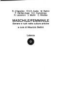 Cover of: Maschile/femminile by B. d'Agostino ... [et al] ; a cura di Maurizio Bettini.