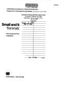 Cover of: Small and medium-sized transnational corporations: role, impact, and policy implications.