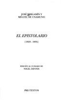 Cover of: El epistolario by José Bergamín
