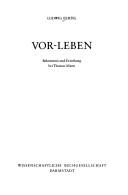 Cover of: Vor-Leben by Ludwig Fertig