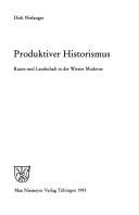 Cover of: Produktiver Historismus by Dirk Niefanger