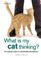 Cover of: What Is My Cat Thinking?