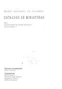 Cover of: Catálogo de miniaturas