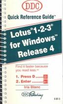 Cover of: Lotus 1-2-3 Release 4 for Windows by Iris Blanc