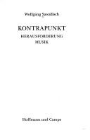 Cover of: Kontrapunkt: Herausforderung Musik