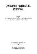 Cover of: Casticismo y literatura en España