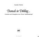 Cover of: Damals in Döbling-- by Gunther Martin