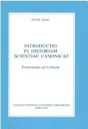Introductio in historiam scientiae canonicae by Erdő, Péter.