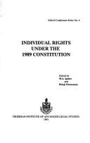 Cover of: Individual rights under the 1989 constitution