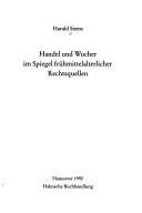 Cover of: Handel und Wucher im Spiegel frühmittelalterlicher Rechtsquellen