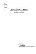 Cover of: Musorgskij in Italia by a cura di Guido Salvetti.