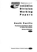 Cover of: The general equilibrium model of Papua New Guinea