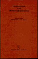 Cover of: Denkhorizonte und Handlungsspielräume: historische Studien für Rudolf Vierhaus zum 70. Geburtstag.