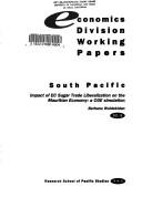 Cover of: Industries assistance and resource misallocation: an assessment for Mauritius