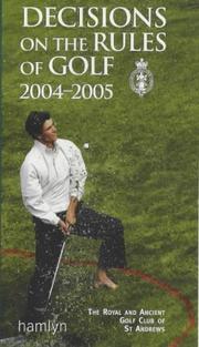 Cover of: Decisions on the Rules of Golf by Royal and Ancient Golf Club of St. Andrews.