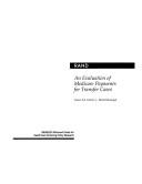 Cover of: An evaluation of Medicare payments for transfer cases