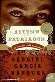 Cover of: The Autumn of the Patriarch (P.S.) by Gabriel García Márquez