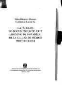 Catálogos de documentos de arte by Guillermina Ramírez Montes