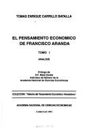Cover of: El pensiamento económico de Francisco Aranda