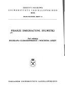 Cover of: Pisarze emigracyjni: sylwetki