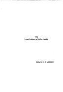 Cover of: The love letters of John Keats by John Keats