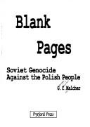 Cover of: Blank pages by George C. Malcher