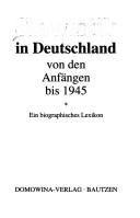 Cover of: Slawistik in Deutschland: von den Anfängen bis 1945 : ein biographisches Lexikon