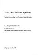 Cover of: David und Nathan Chytraeus by im Auftrag der Stadt Kraichtal herausgegeben von Karl-Heinz Glaser, Hanno Lietz und Stefan Rhein.