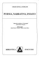 Cover of: Poesía, narrativa, ensayo